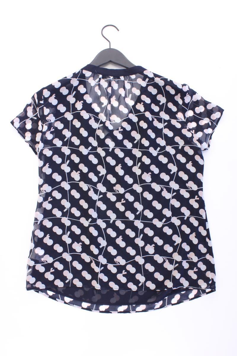 Ashley Brooke Kurzarmbluse Gr. 42 blau aus Polyester