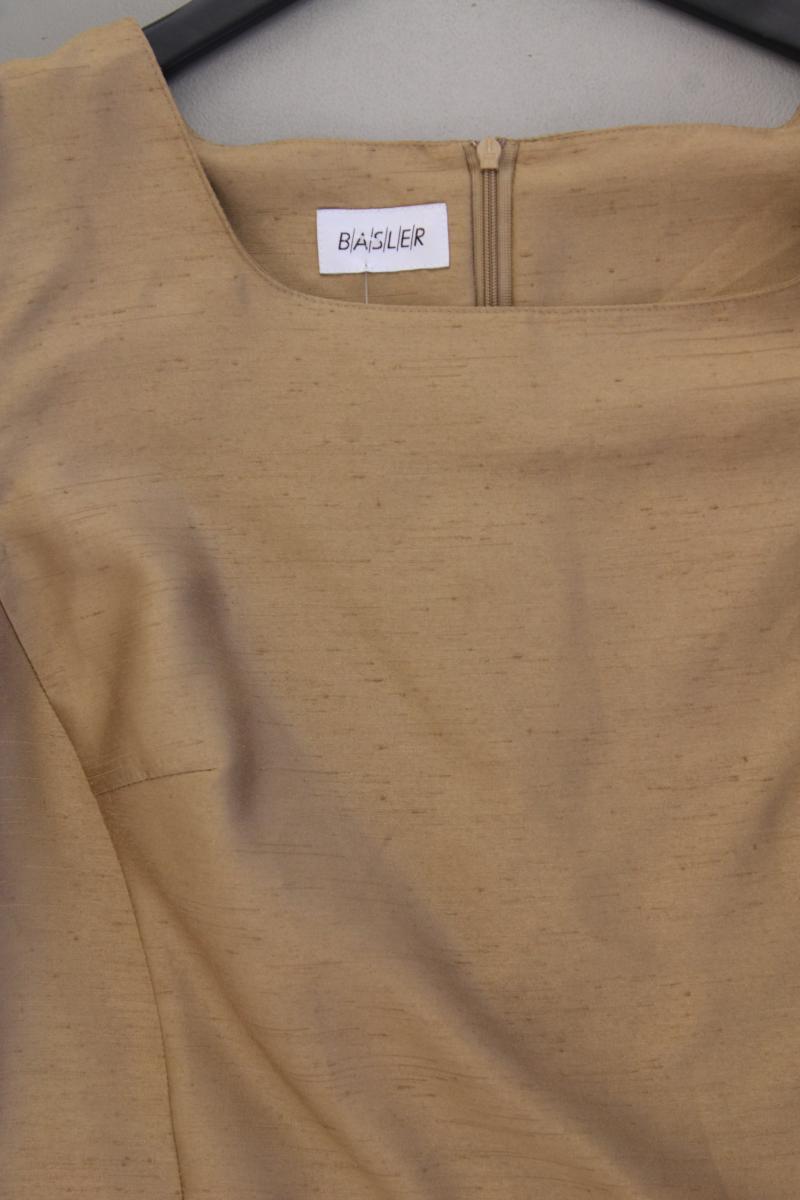 Basler Vintage Bluse Gr. 42 Ärmellos braun aus Polyester