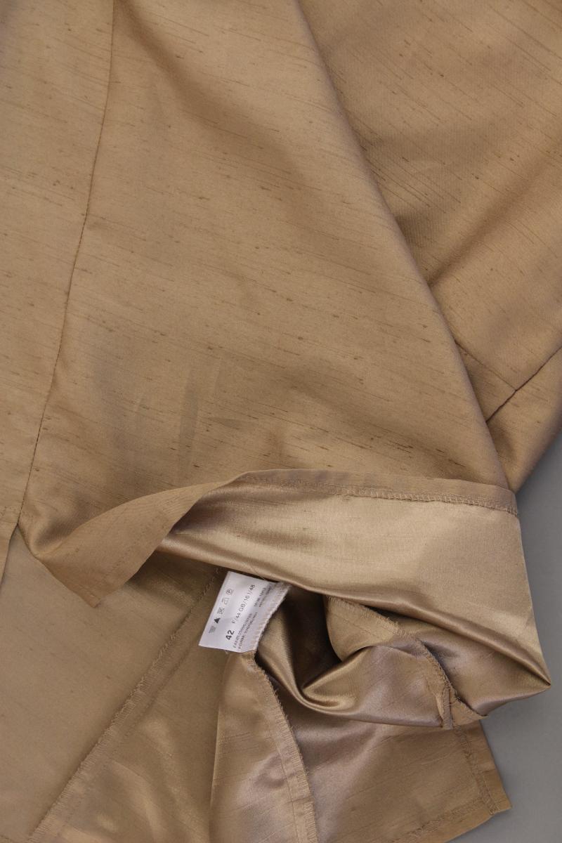 Basler Vintage Bluse Gr. 42 Ärmellos braun aus Polyester