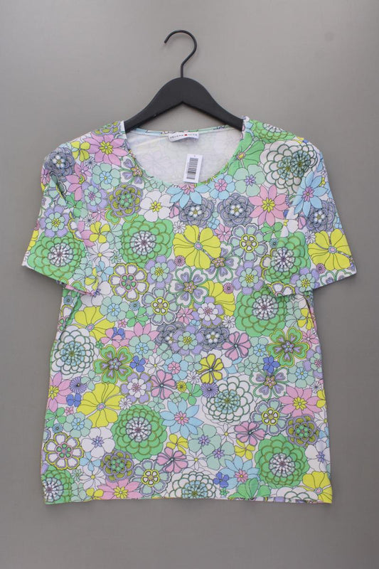 Helena Vera Printshirt Gr. 40 mit Blumenmuster neuwertig Kurzarm mehrfarbig