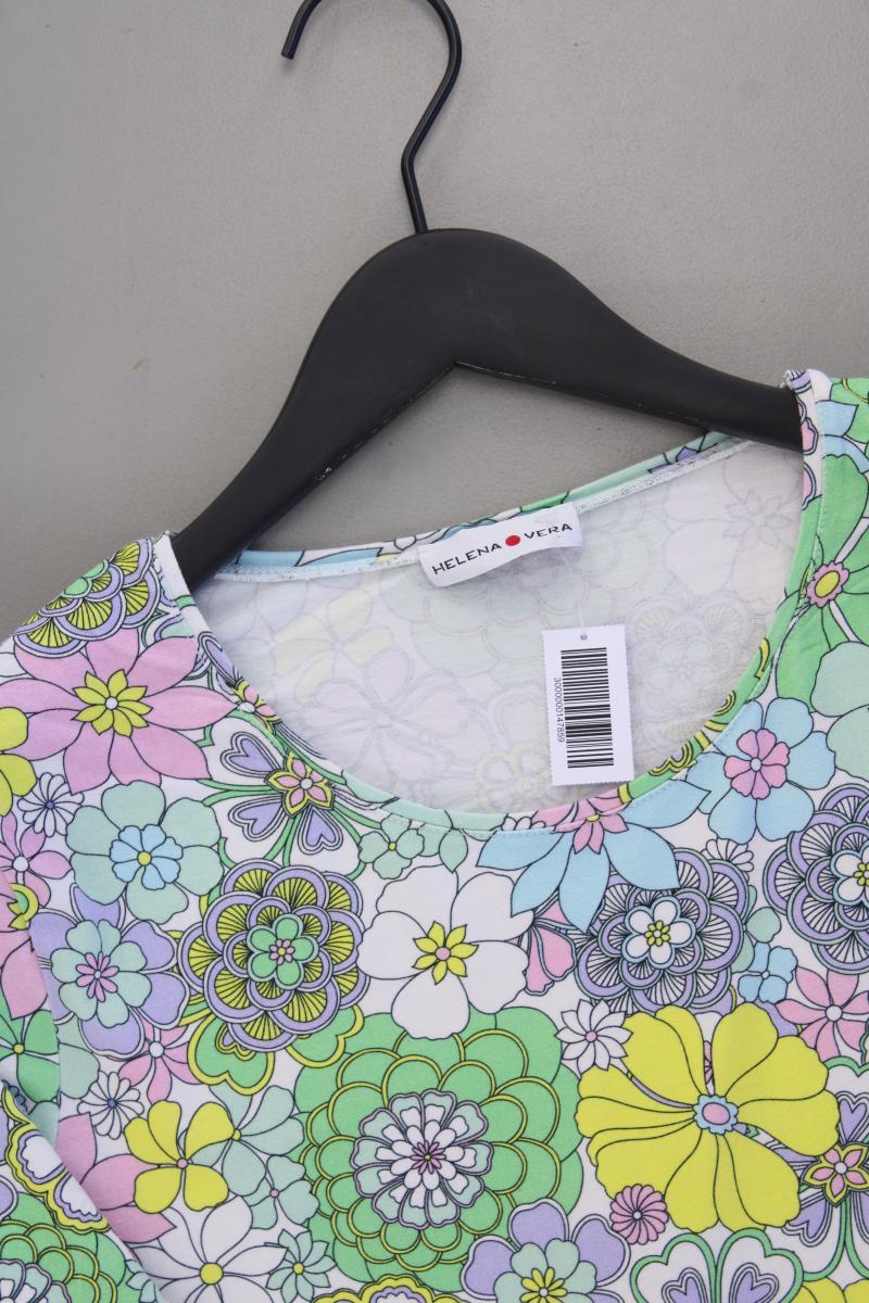 Helena Vera Printshirt Gr. 40 mit Blumenmuster neuwertig Kurzarm mehrfarbig