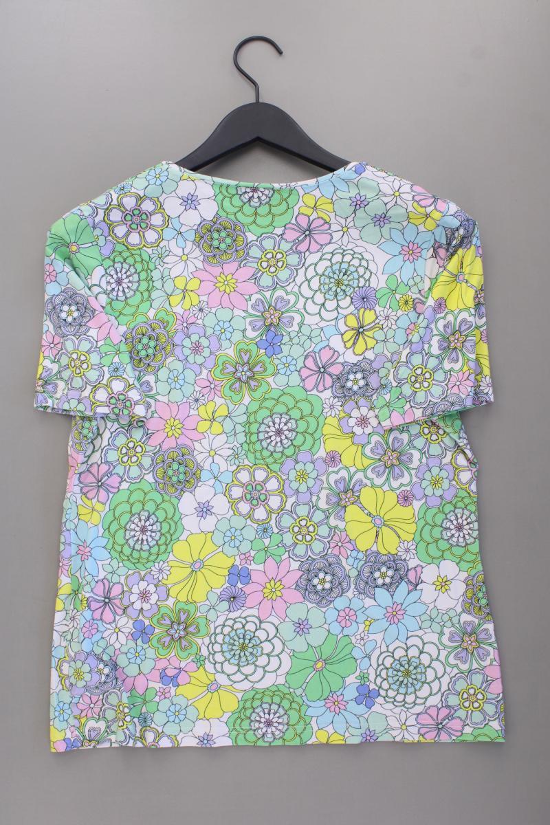 Helena Vera Printshirt Gr. 40 mit Blumenmuster neuwertig Kurzarm mehrfarbig