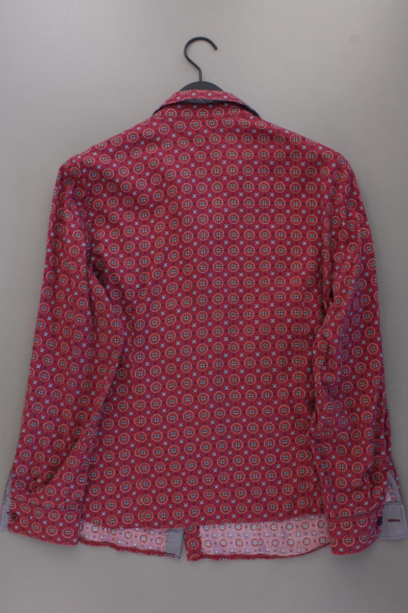 Alba Moda Langarmbluse Gr. 46 geometrisches Muster rot