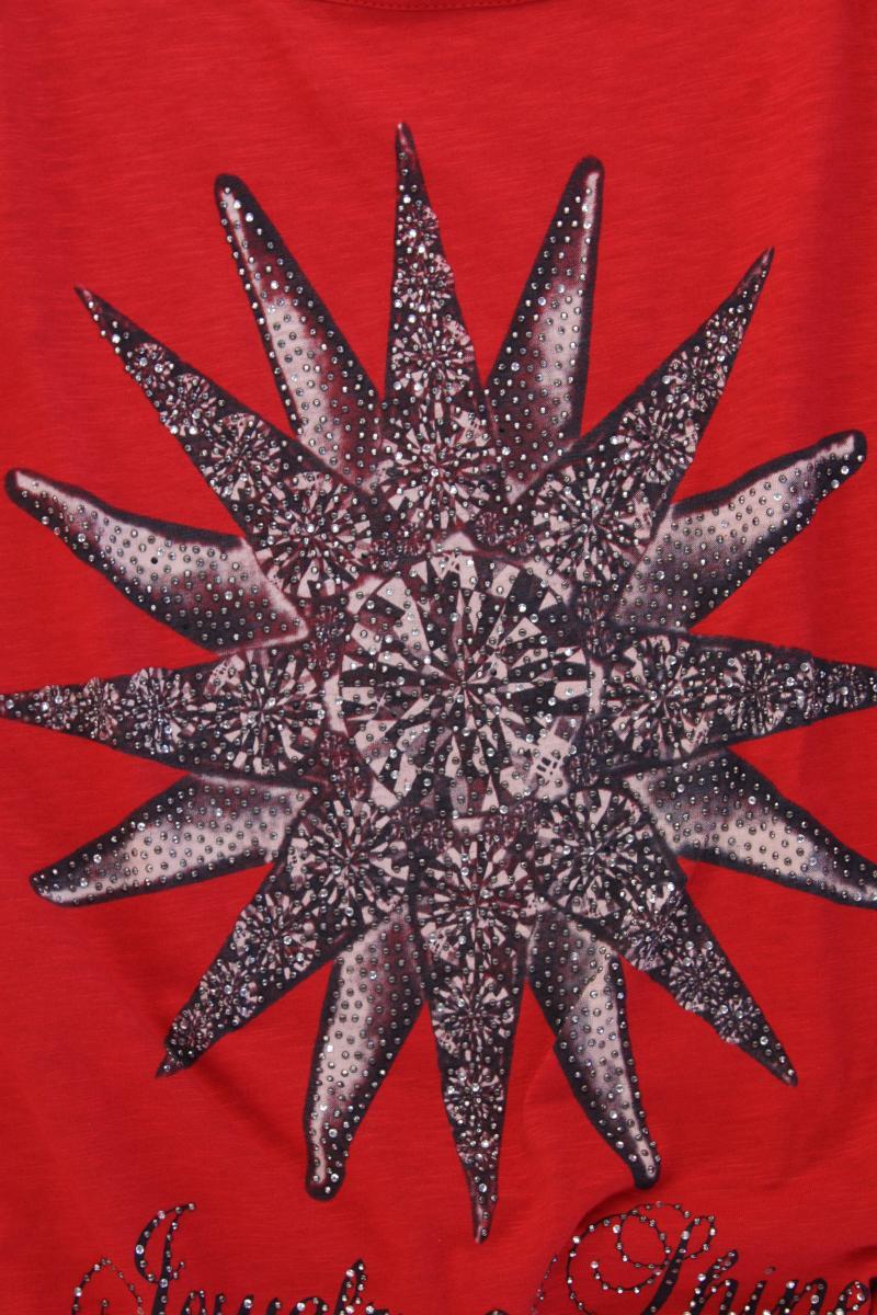 Liberty Printshirt Gr. XXL Kurzarm rot aus Baumwolle