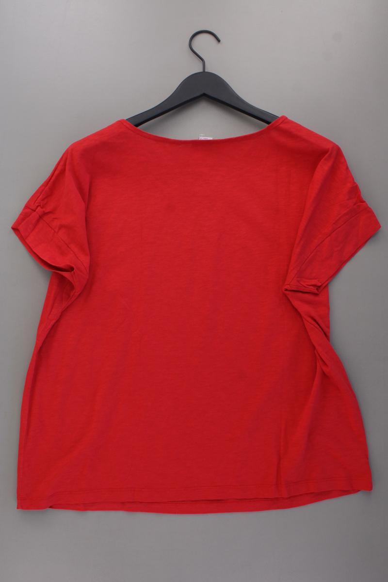 Liberty Printshirt Gr. XXL Kurzarm rot aus Baumwolle