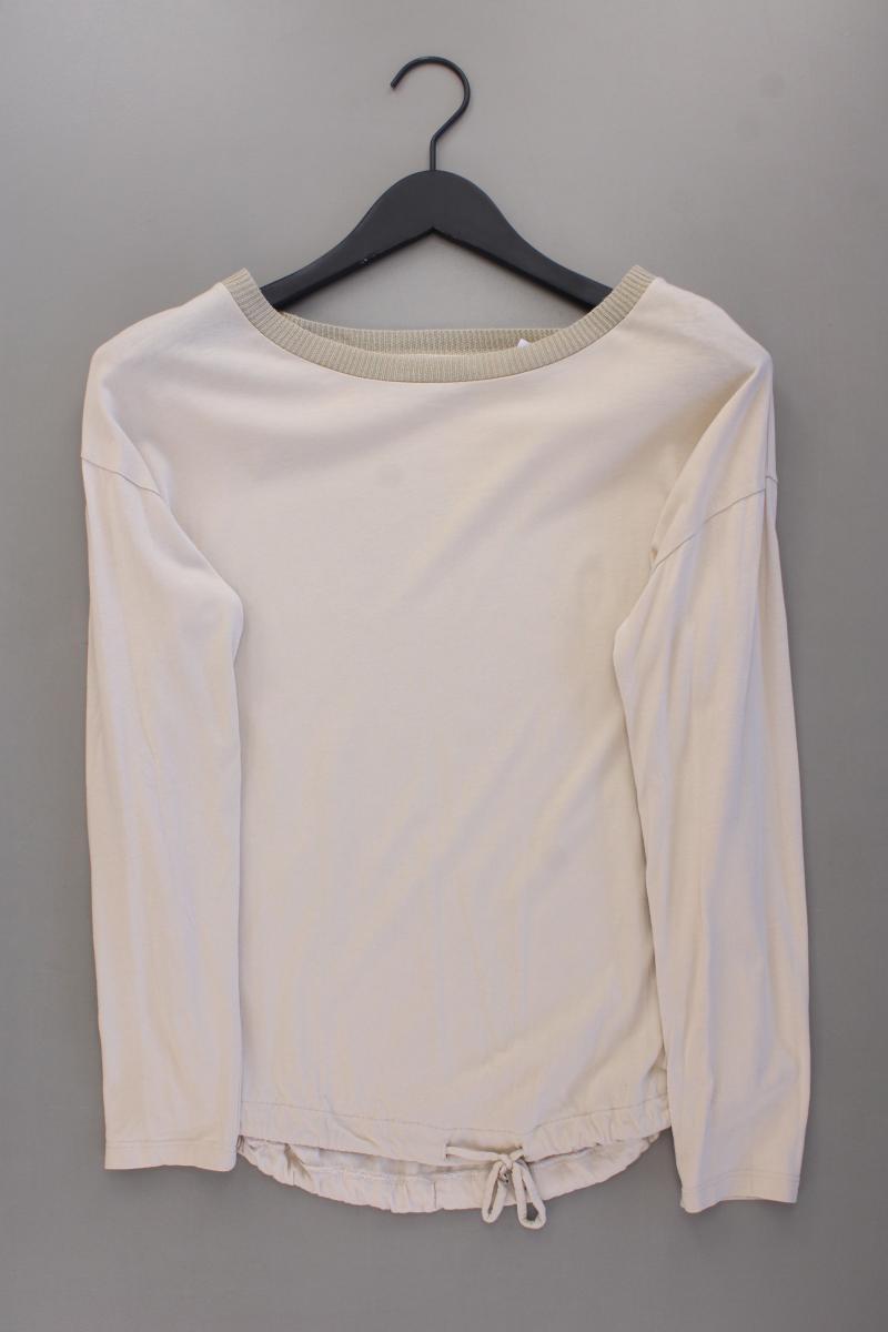 Esprit Longsleeve-Shirt Gr. M neuwertig Langarm creme aus Baumwolle