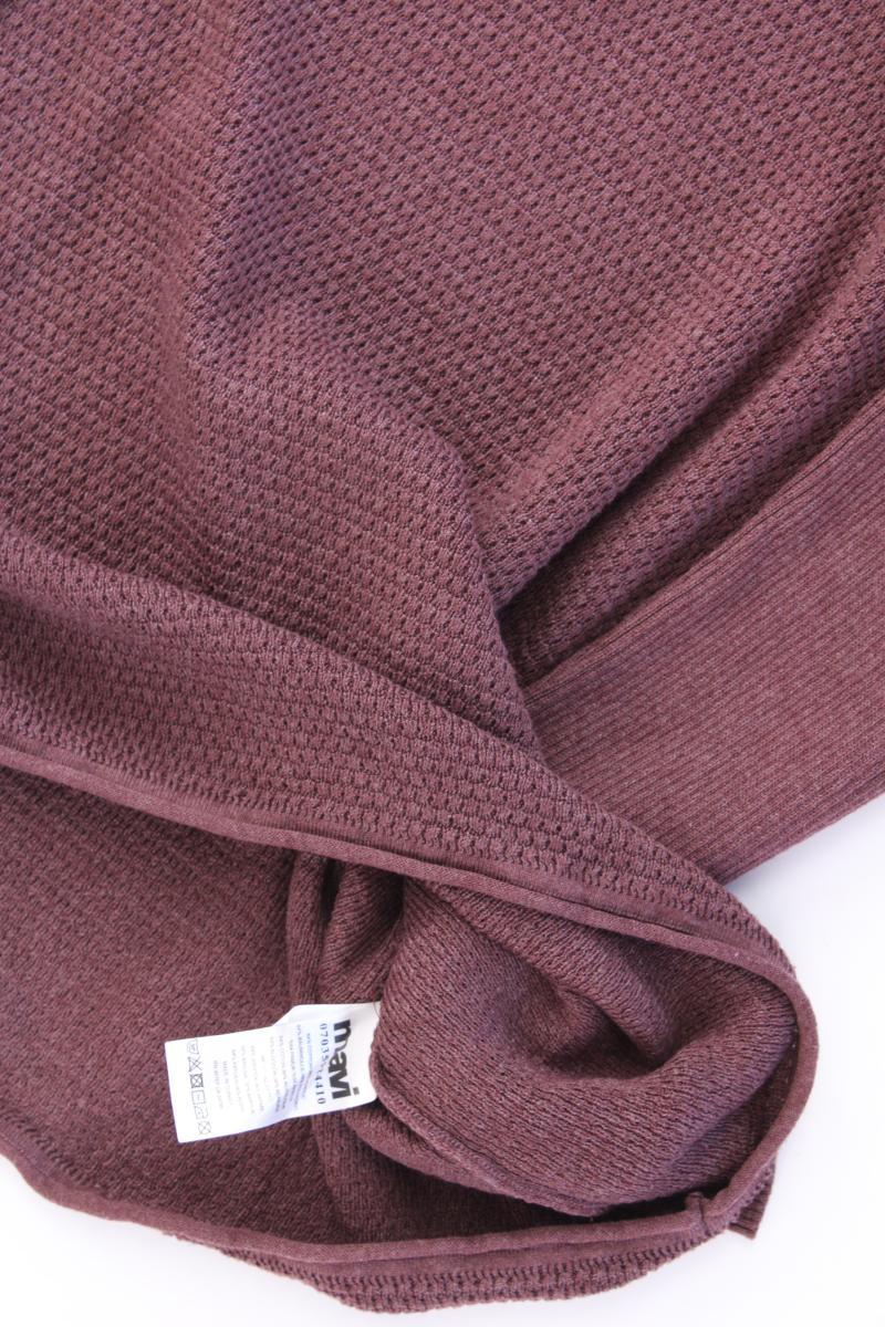 Mavi Feinstrickpullover für Herren Gr. XXL lila aus Baumwolle