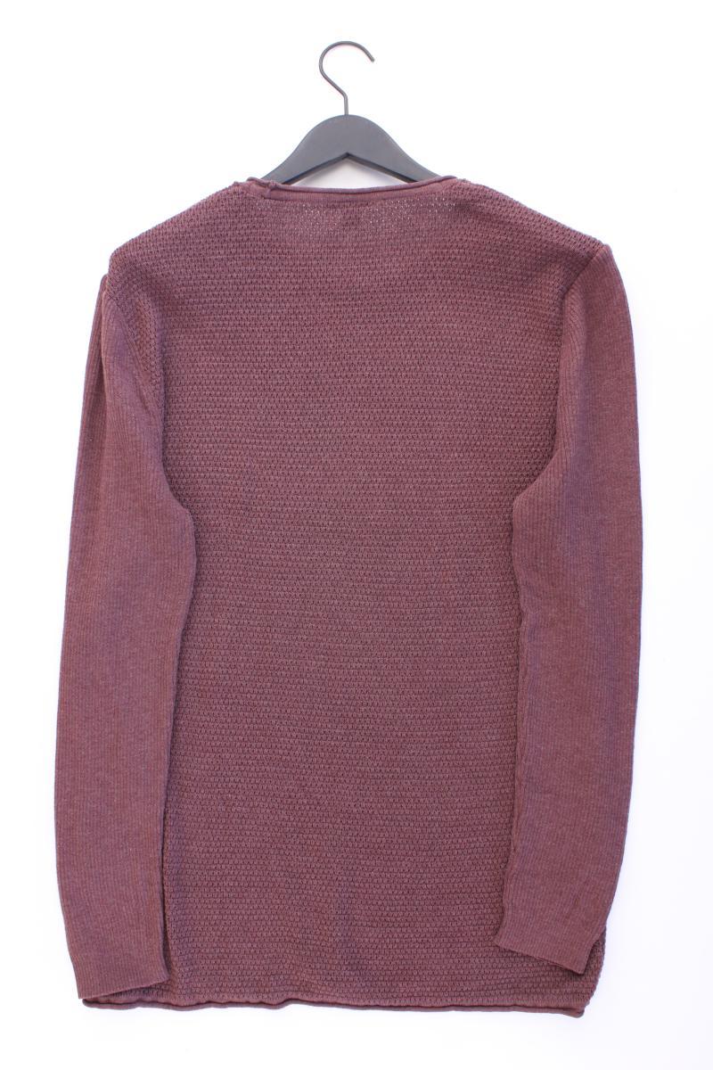 Mavi Feinstrickpullover für Herren Gr. XXL lila aus Baumwolle