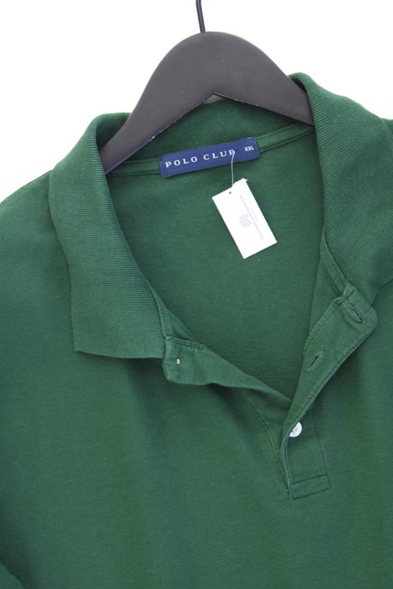 Polo Club Poloshirt für Herren Gr. XXL neuwertig Kurzarm grün aus Baumwolle