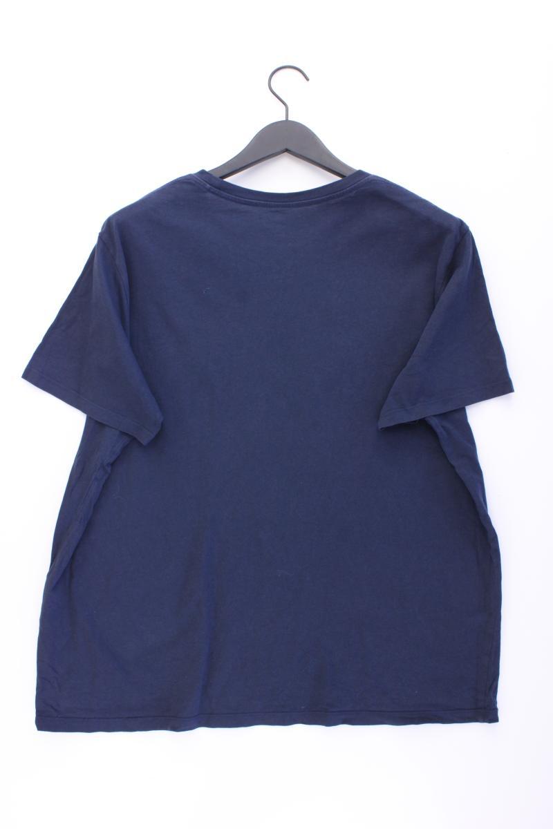 Levi's Printshirt für Herren Gr. XL Kurzarm blau aus Baumwolle
