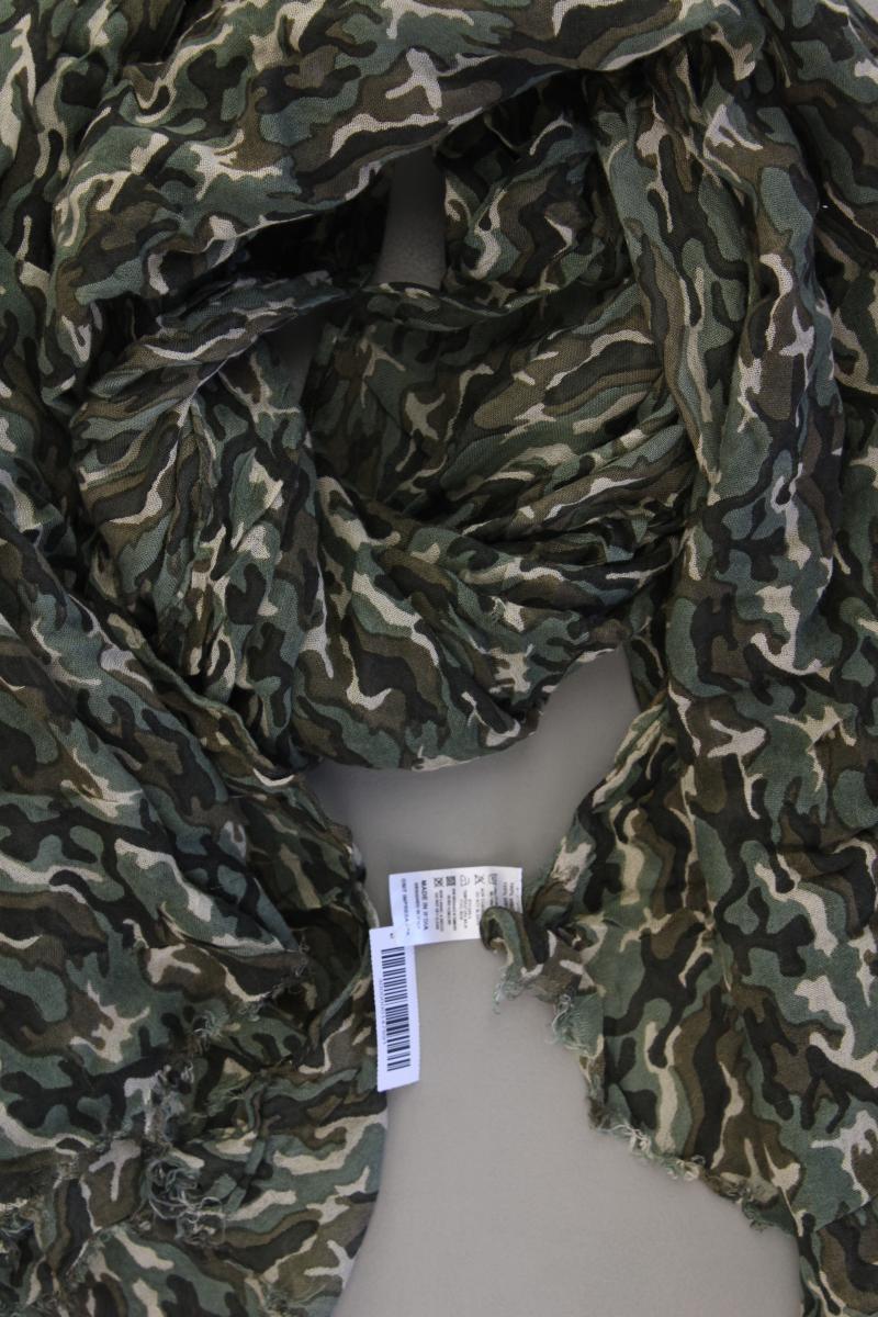 Tuch camouflage olivgrün aus Viskose