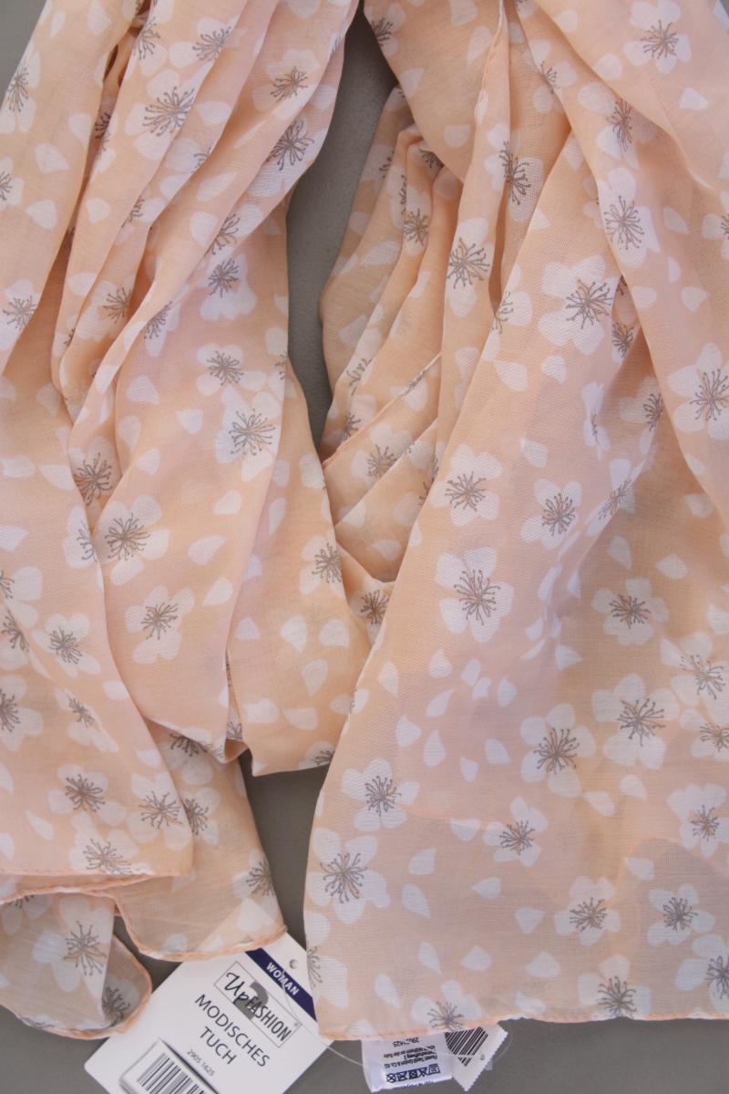 Up2Fashion Tuch mit Blumenmuster neu mit Etikett orange aus Polyester