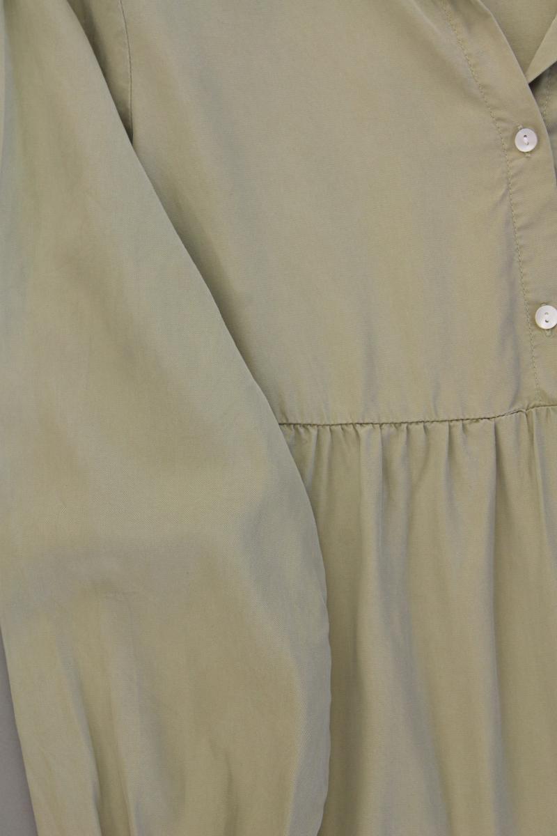 Zara Langarmkleid Gr. XL olivgrün aus Lyocell