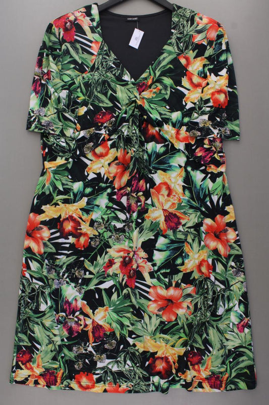 Gerry Weber Kurzarmkleid Gr. 44 mit Blumenmuster mehrfarbig
