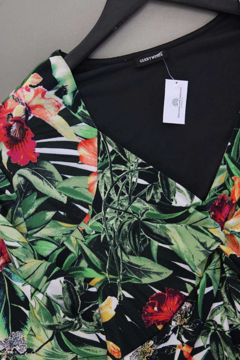 Gerry Weber Kurzarmkleid Gr. 44 mit Blumenmuster mehrfarbig