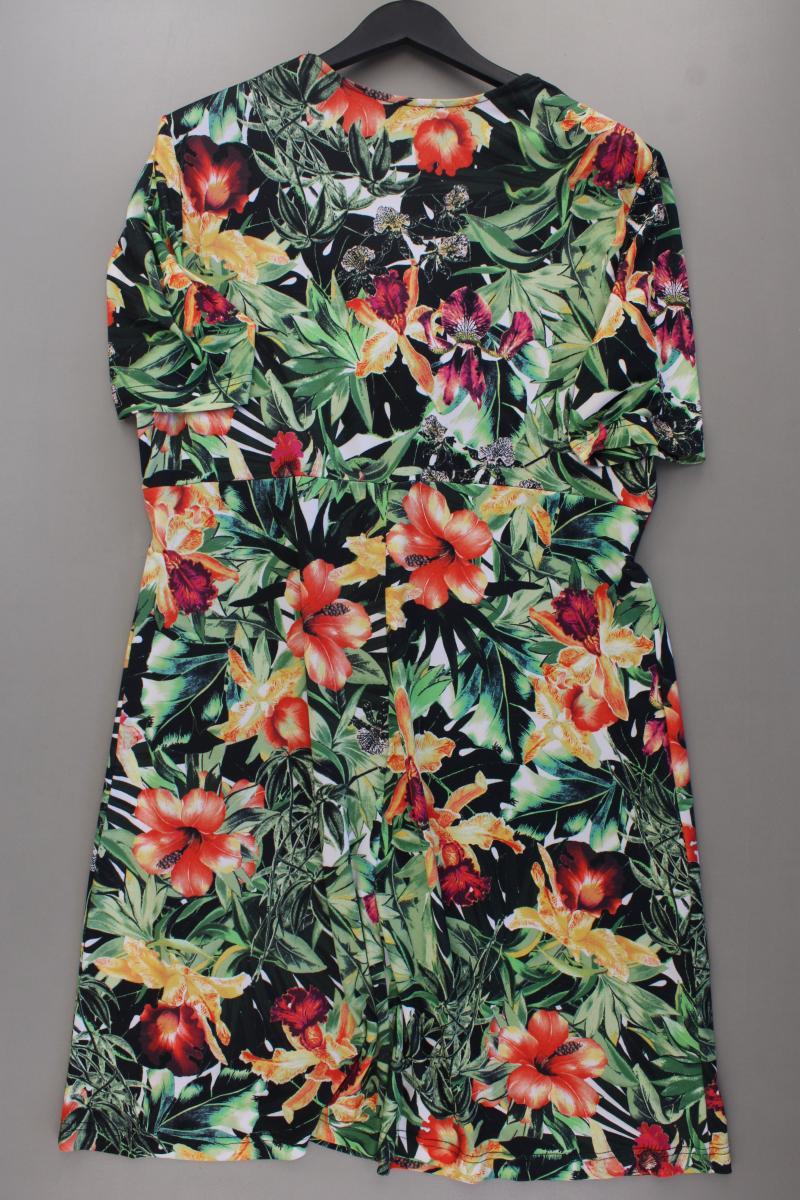 Gerry Weber Kurzarmkleid Gr. 44 mit Blumenmuster mehrfarbig