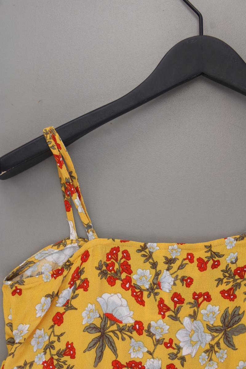Review Crop Top Gr. XS mit Blumenmuster neu mit Etikett gelb aus Viskose