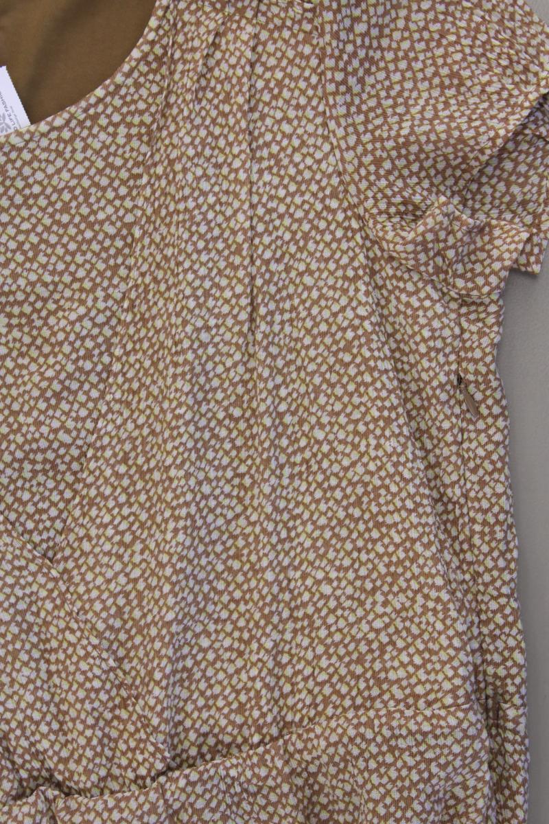 Esprit Kurzarmkleid Gr. 44 braun aus Polyester