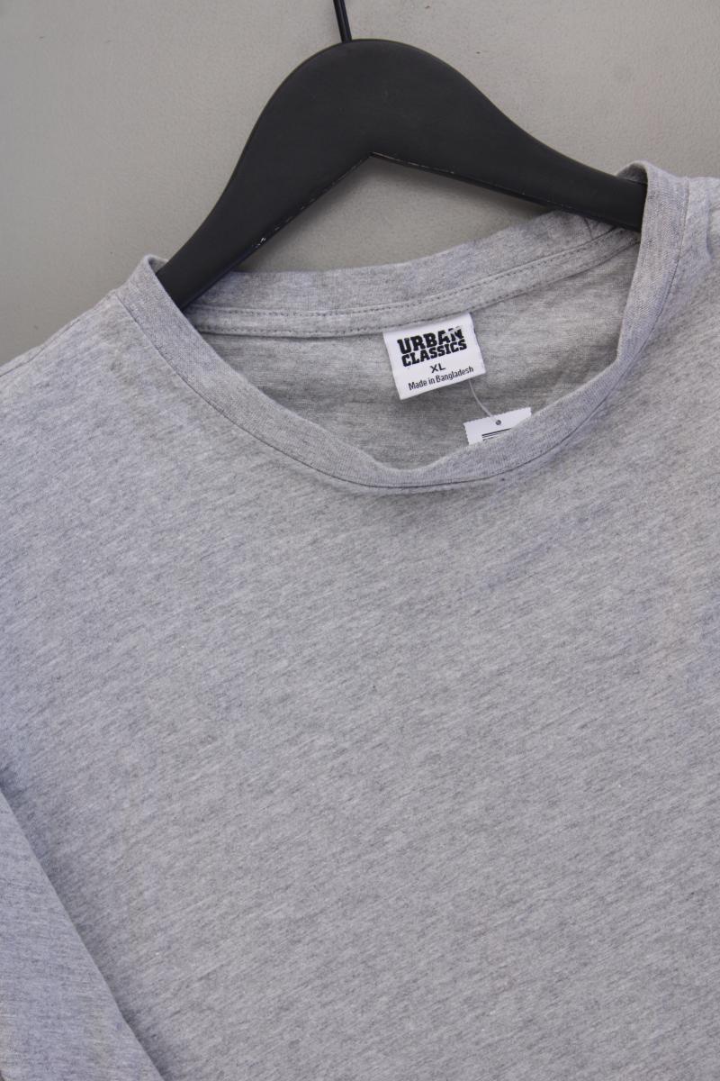 URBAN CLASSICS T-Shirt für Herren Gr. XL Kurzarm grau aus Baumwolle