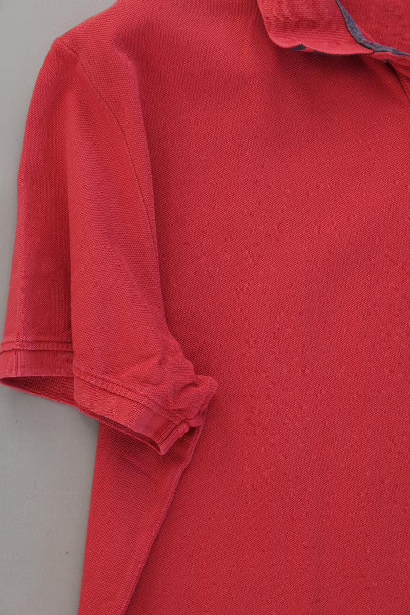 s.Oliver Poloshirt für Herren Gr. XXL neuwertig Kurzarm rot aus Baumwolle
