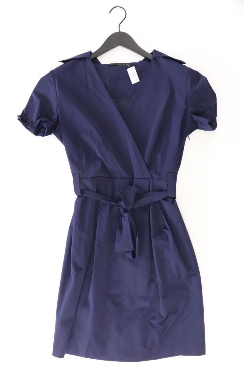Oui Kurzarmkleid Gr. 40 blau aus Polyamid