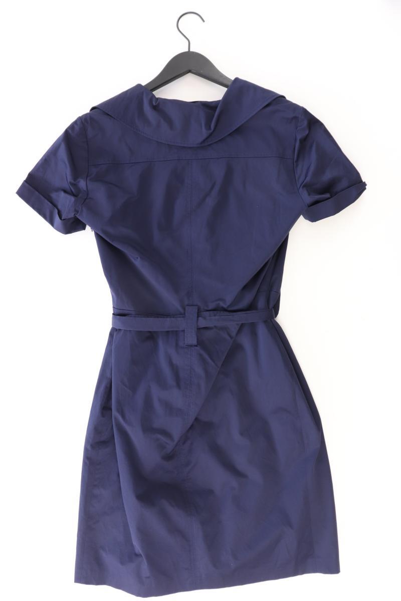 Oui Kurzarmkleid Gr. 40 blau aus Polyamid