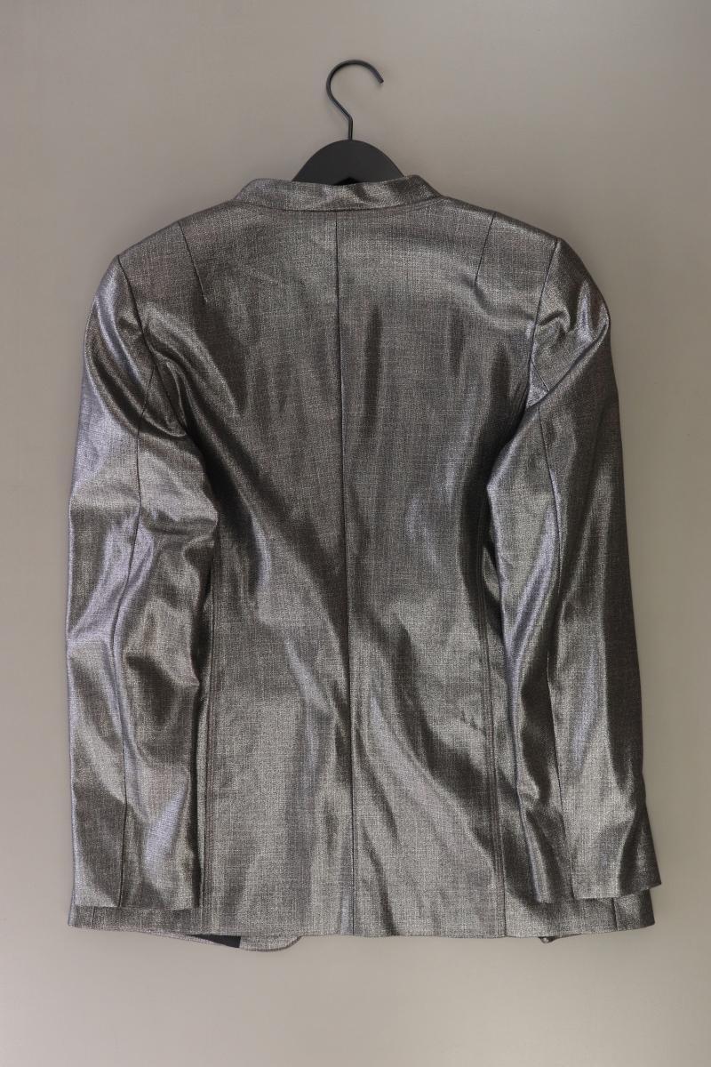 Blacky Dress Longblazer Gr. 40 silber aus Viskose