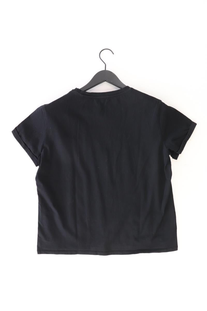 Opus T-Shirt Gr. 42 Kurzarm schwarz aus Baumwolle
