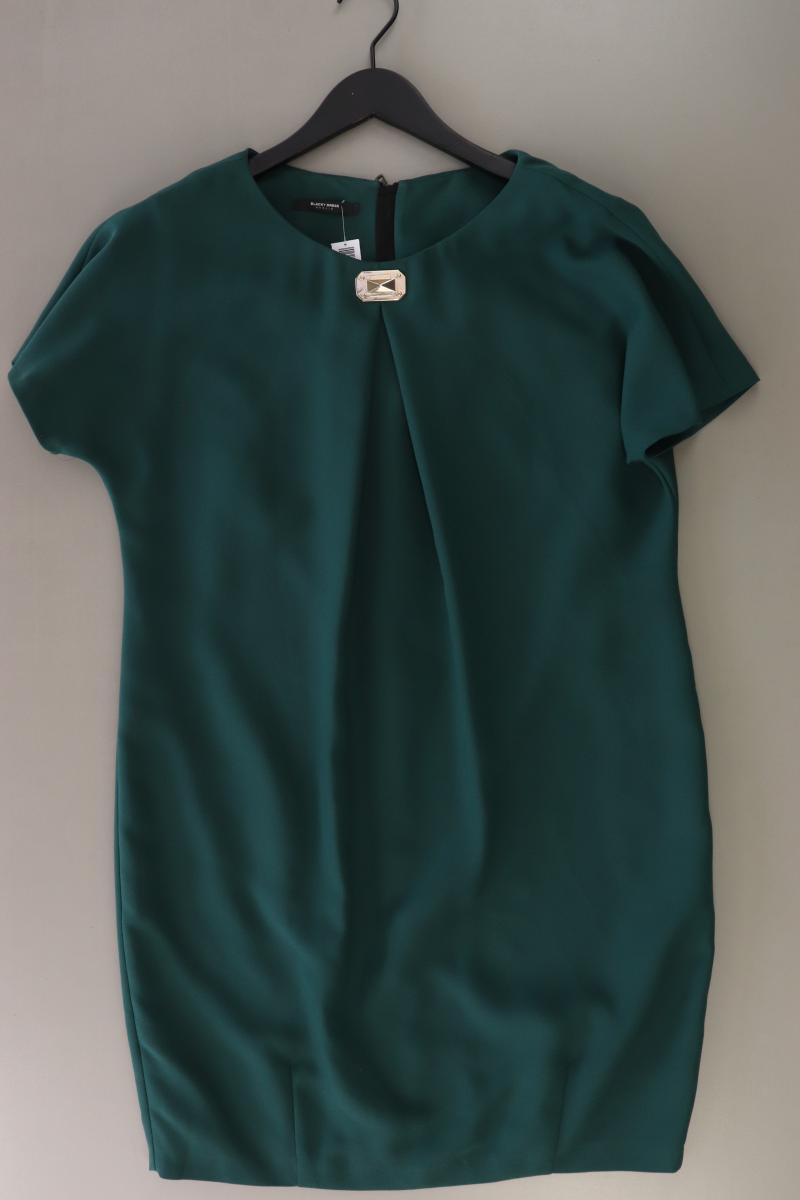 Blacky Dress Kurzarmkleid Gr. 40 grün aus Viskose
