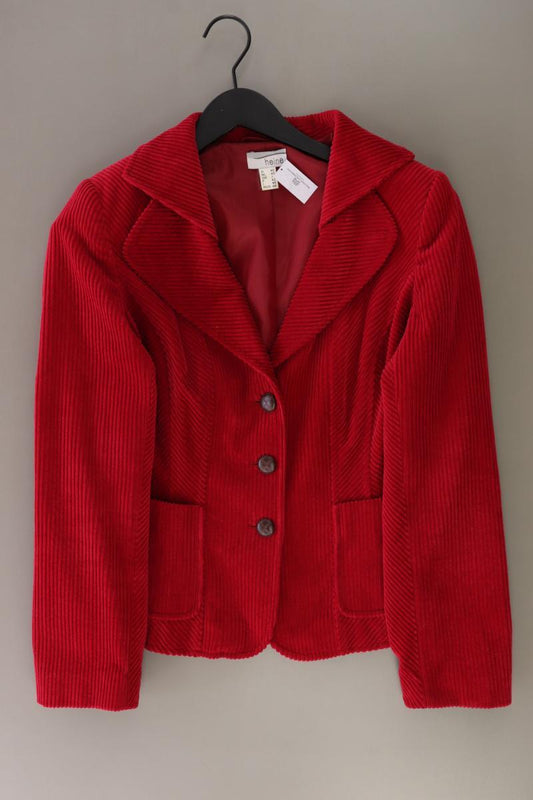 Heine Regular Blazer Gr. 40 rot aus Baumwolle