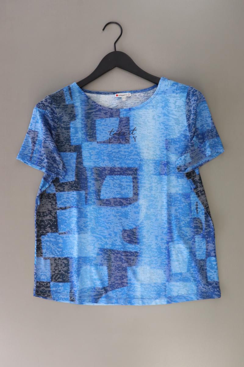 Street One T-Shirt Gr. 40 Kurzarm blau