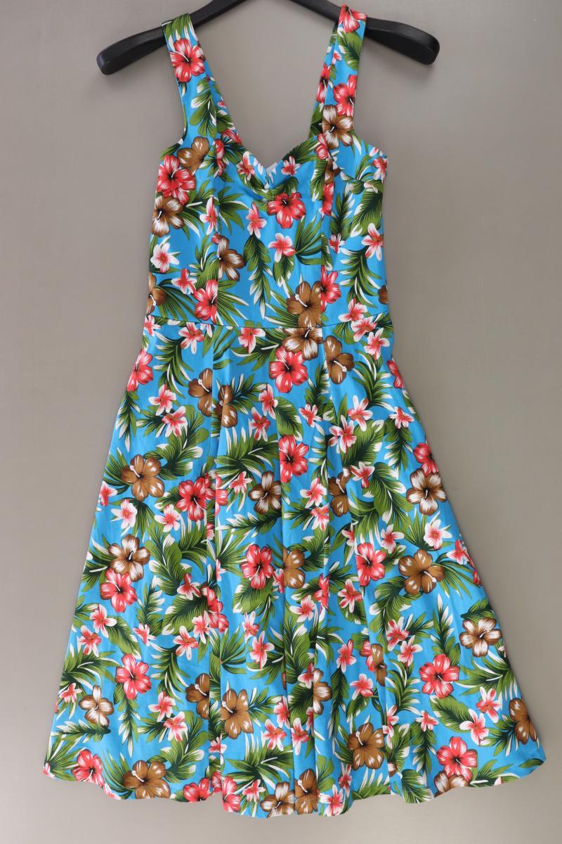 Banned Retro Rockabilly Kleid Gr. S mit Blumenmuster Träger mehrfarbig