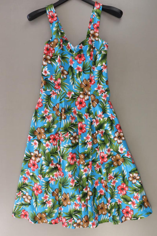 Banned Retro Rockabilly Kleid Gr. S mit Blumenmuster Träger mehrfarbig