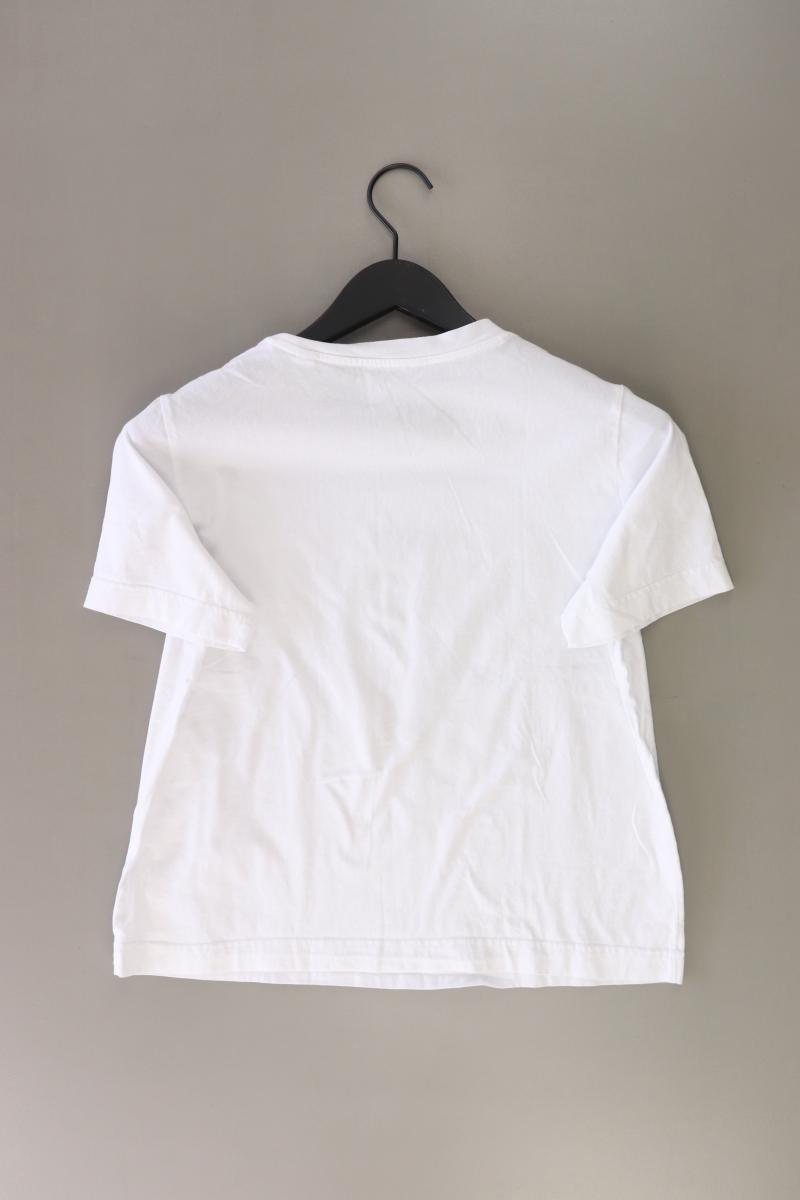 Esprit Printshirt Gr. S Kurzarm weiß aus Baumwolle