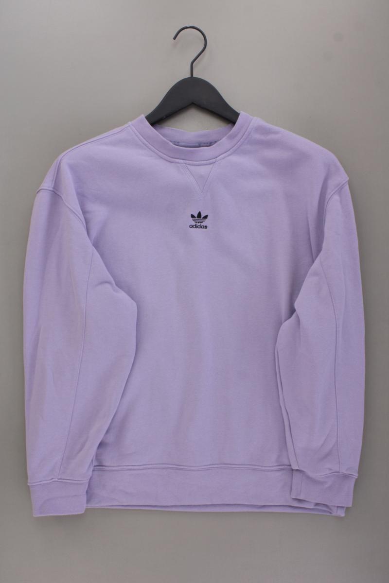 Adidas Langarmpullover Gr. S lila aus Baumwolle