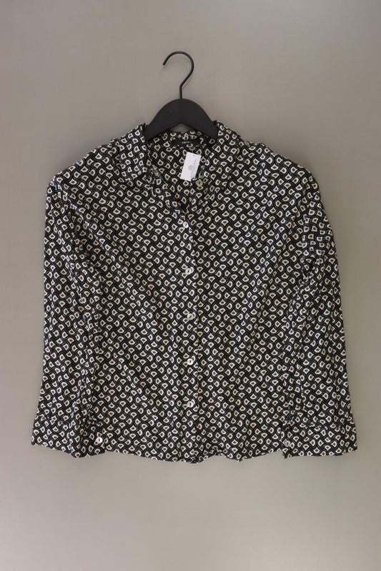 Zero Langarmbluse Gr. 38 schwarz aus Viskose