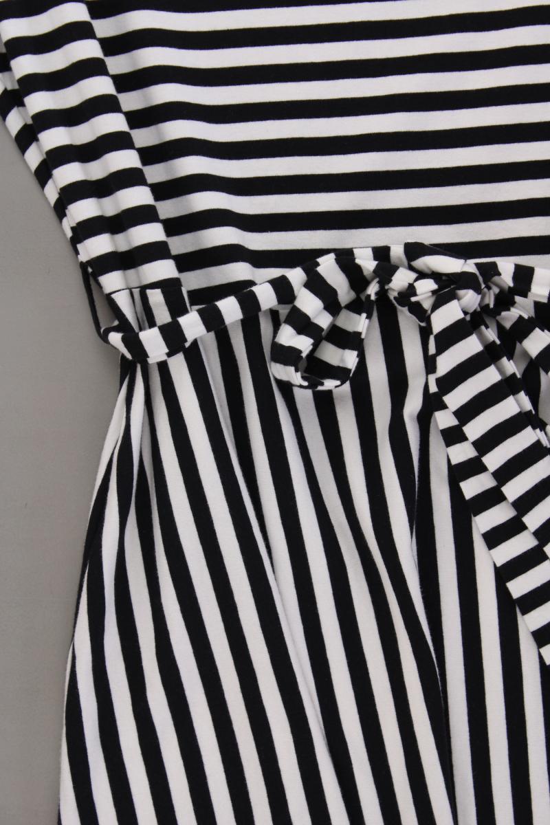 Only Kurzarmkleid Gr. L gestreift schwarz aus Baumwolle