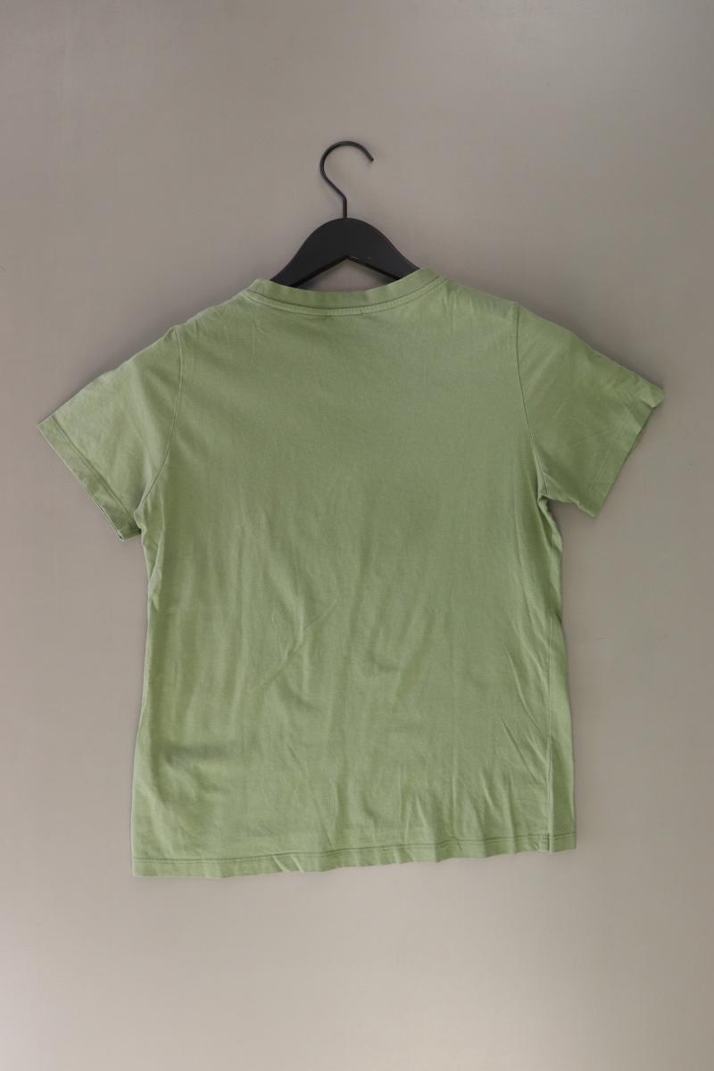 Esprit Printshirt Gr. XS Kurzarm olivgrün aus Baumwolle
