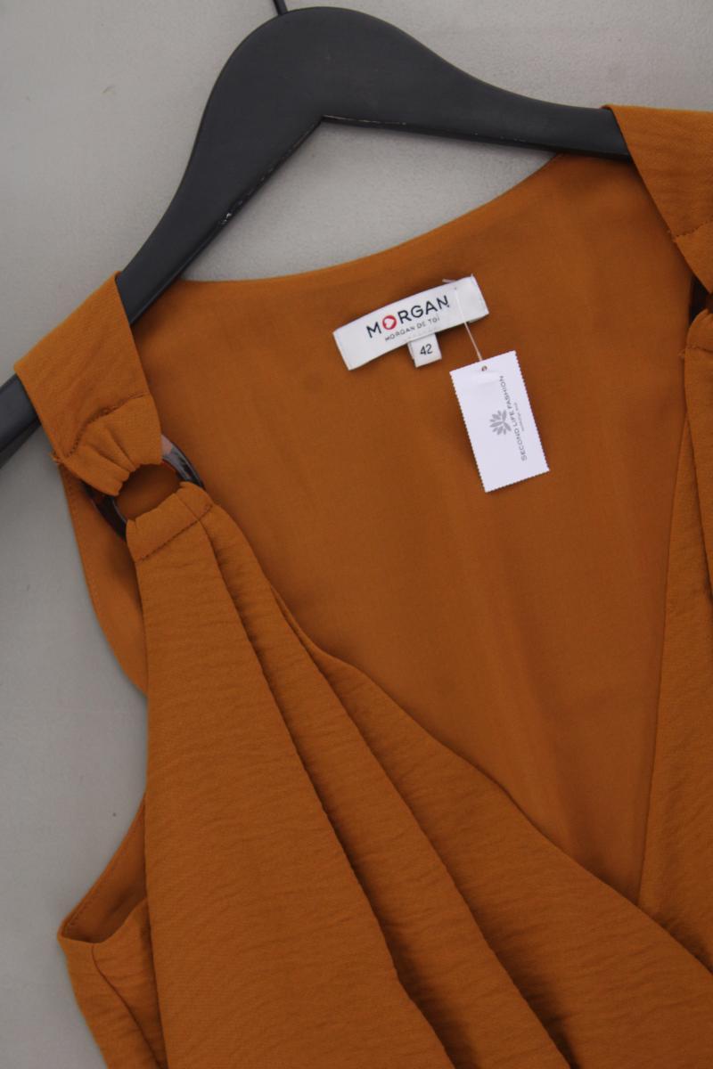 Morgan Midikleid Gr. 42 neuwertig Ärmellos braun aus Polyester