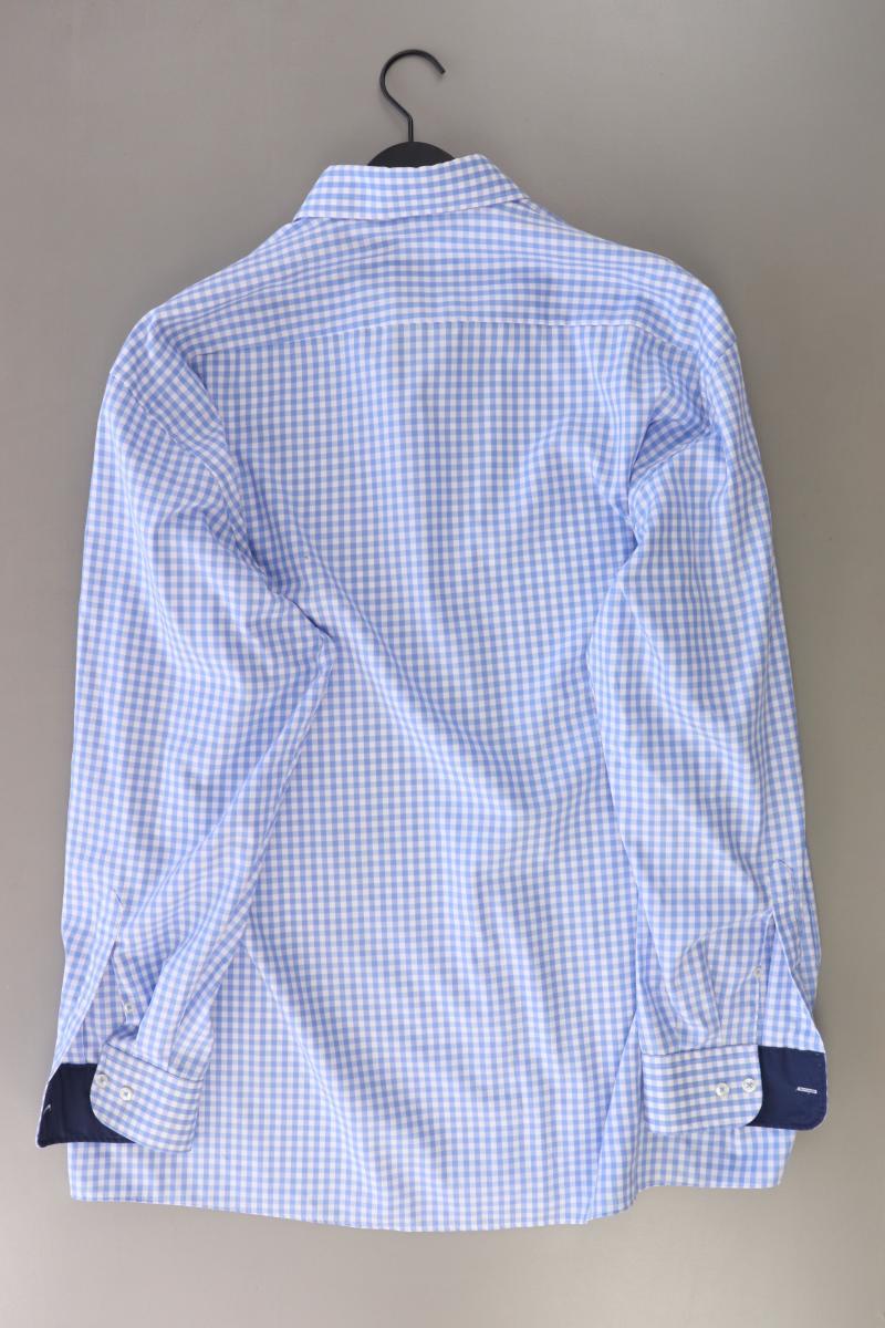 Casa Moda Karohemd für Herren Gr. XXXL kariert Langarm blau aus Baumwolle