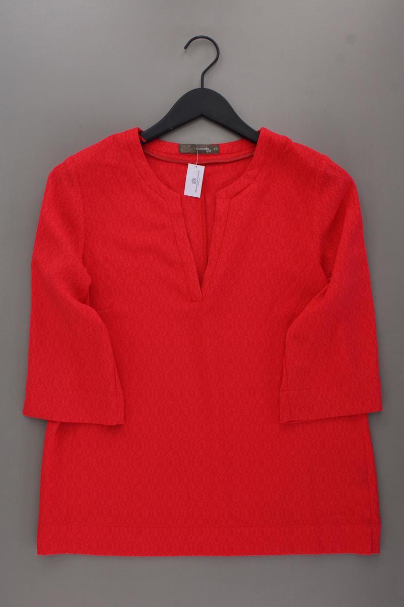 Je M'habille Comme Ca Bluse Gr. 40 neuwertig 3/4 Ärmel rot aus Polyester