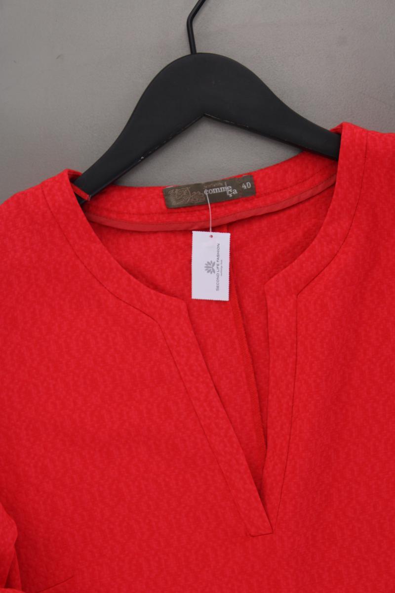 Je M'habille Comme Ca Bluse Gr. 40 neuwertig 3/4 Ärmel rot aus Polyester