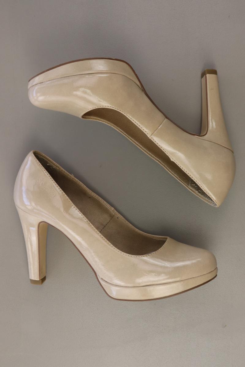 s.Oliver Pumps Gr. 38 creme aus Leder