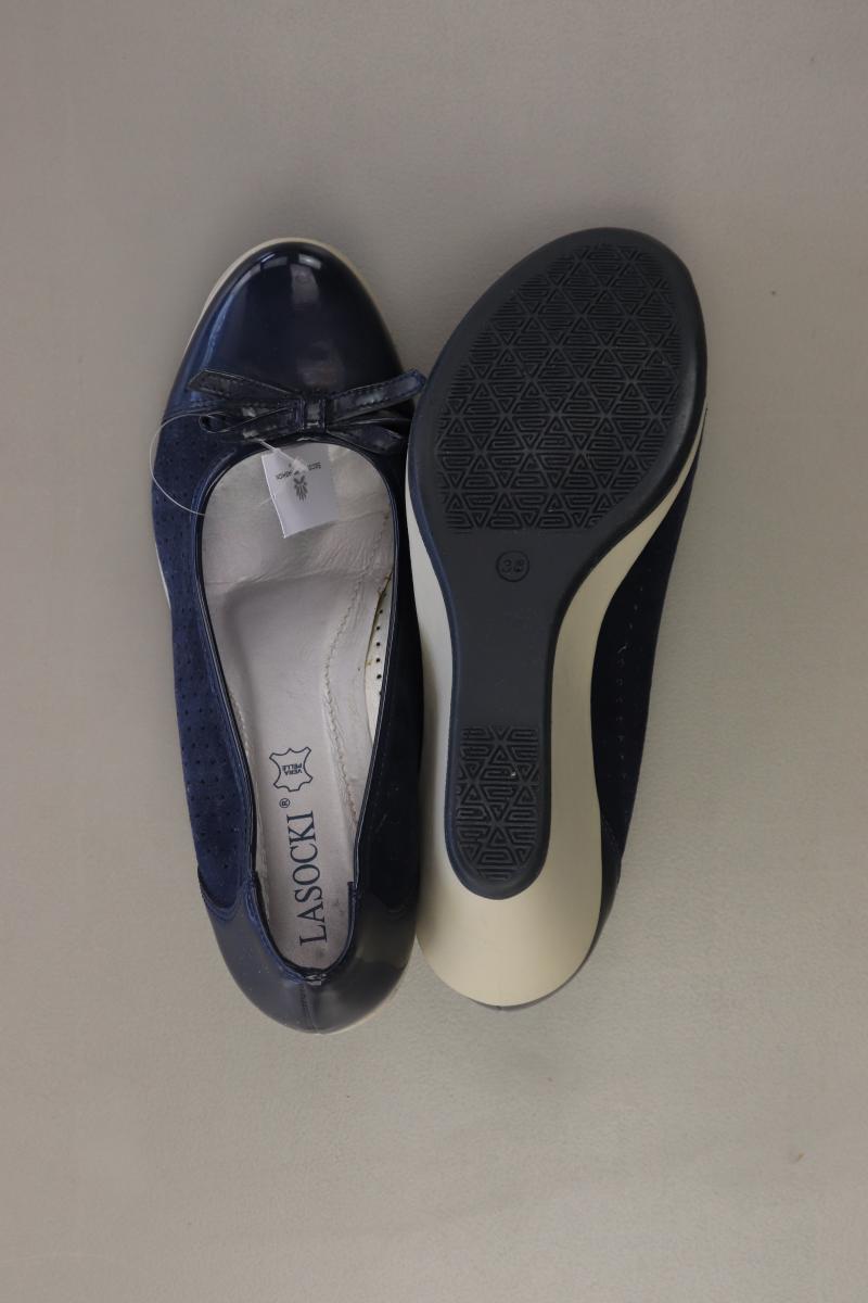 LASOCKI Pumps Gr. 38 neuwertig blau aus Leder
