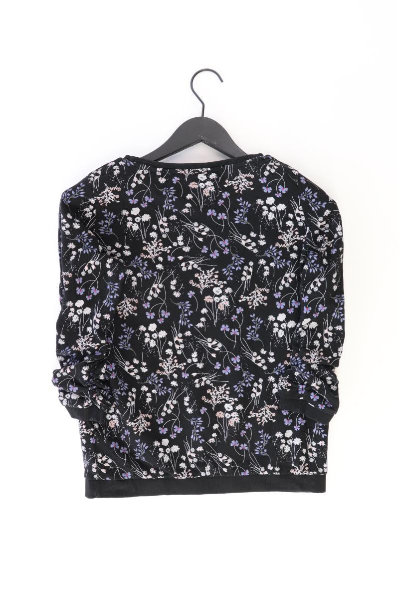 Tom Tailor Regular Pullover Gr. M mit Blumenmuster schwarz aus Baumwolle