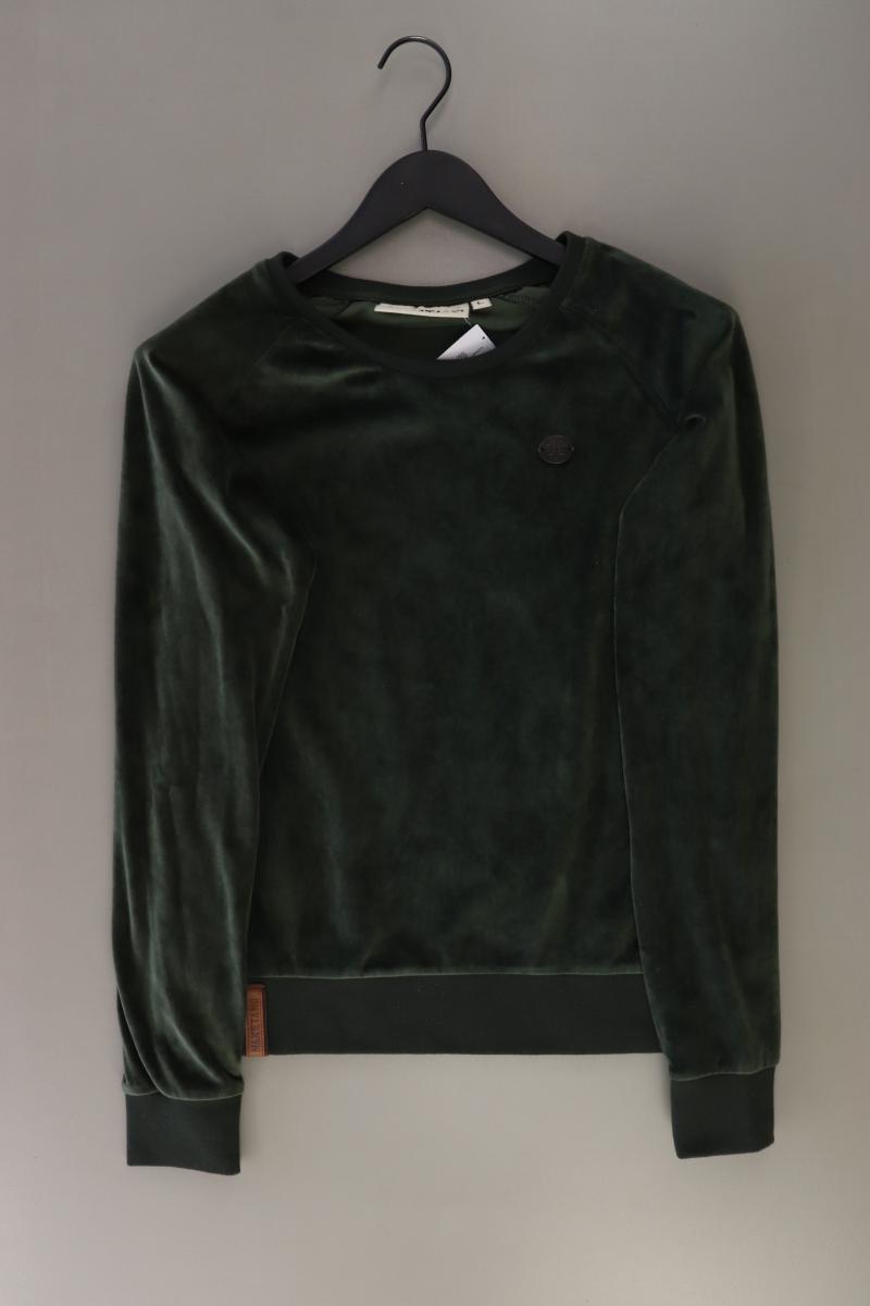 Naketano Langarmpullover Gr. L grün aus Polyester