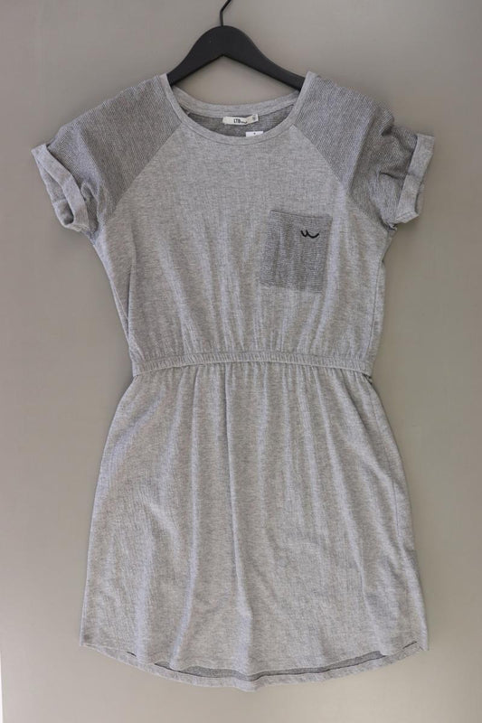 LTB Stretchkleid Gr. M Kurzarm grau aus Polyester