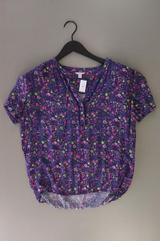 Esprit Kurzarmbluse Gr. 38 lila aus Viskose