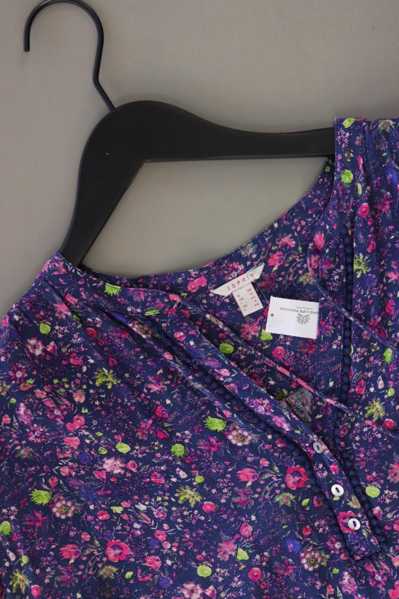 Esprit Kurzarmbluse Gr. 38 lila aus Viskose