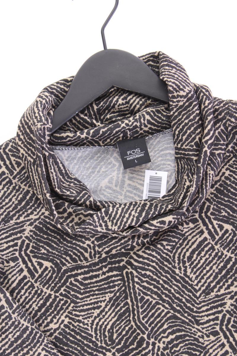 FOS Amsterdam Longsleeve-Shirt Gr. L Langarm gold aus Polyester
